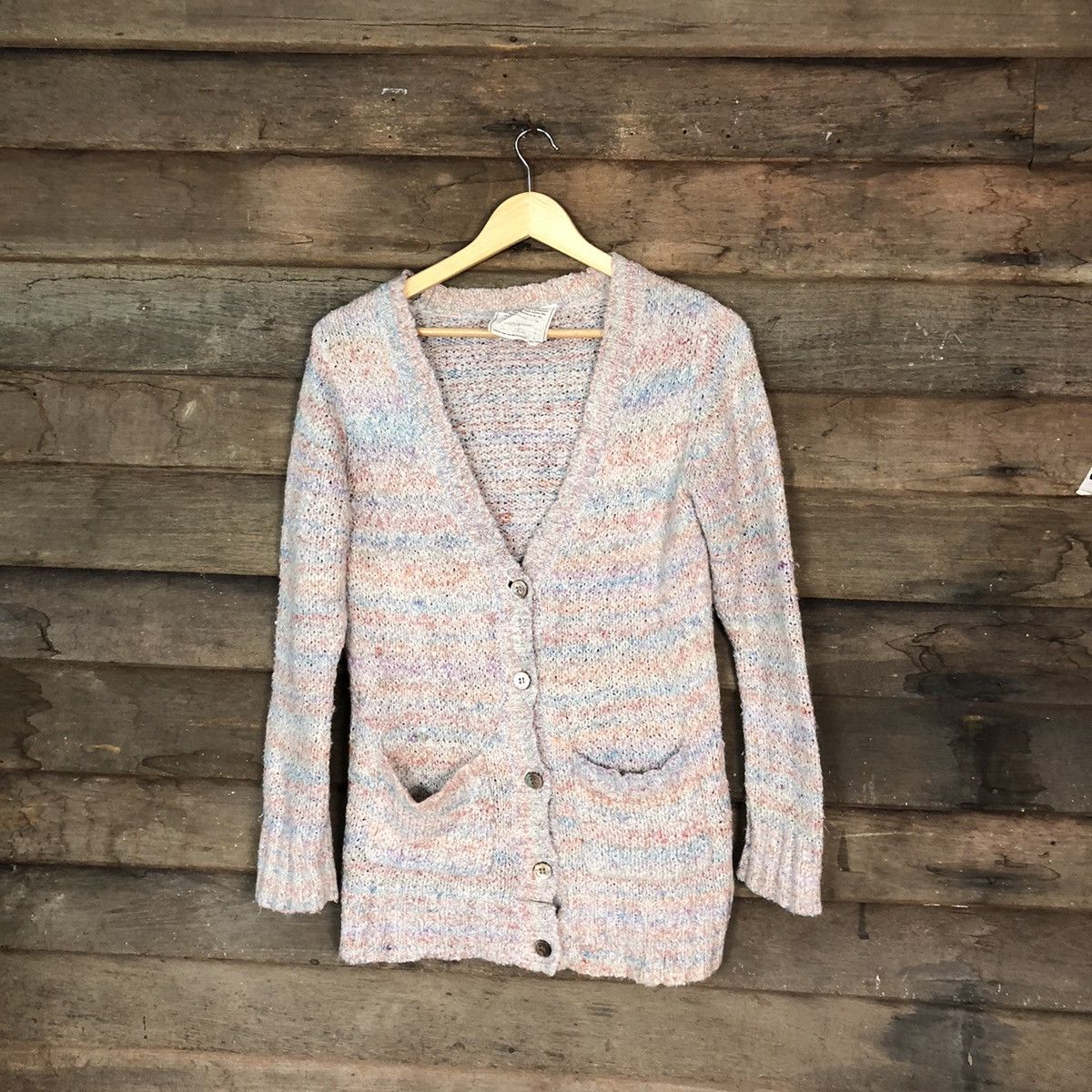 Japanese Brand Wisty Women Grey Cardigan art street fashion #H126 Size M / US 6-8 / IT 42-44 - 1 Thumbnail