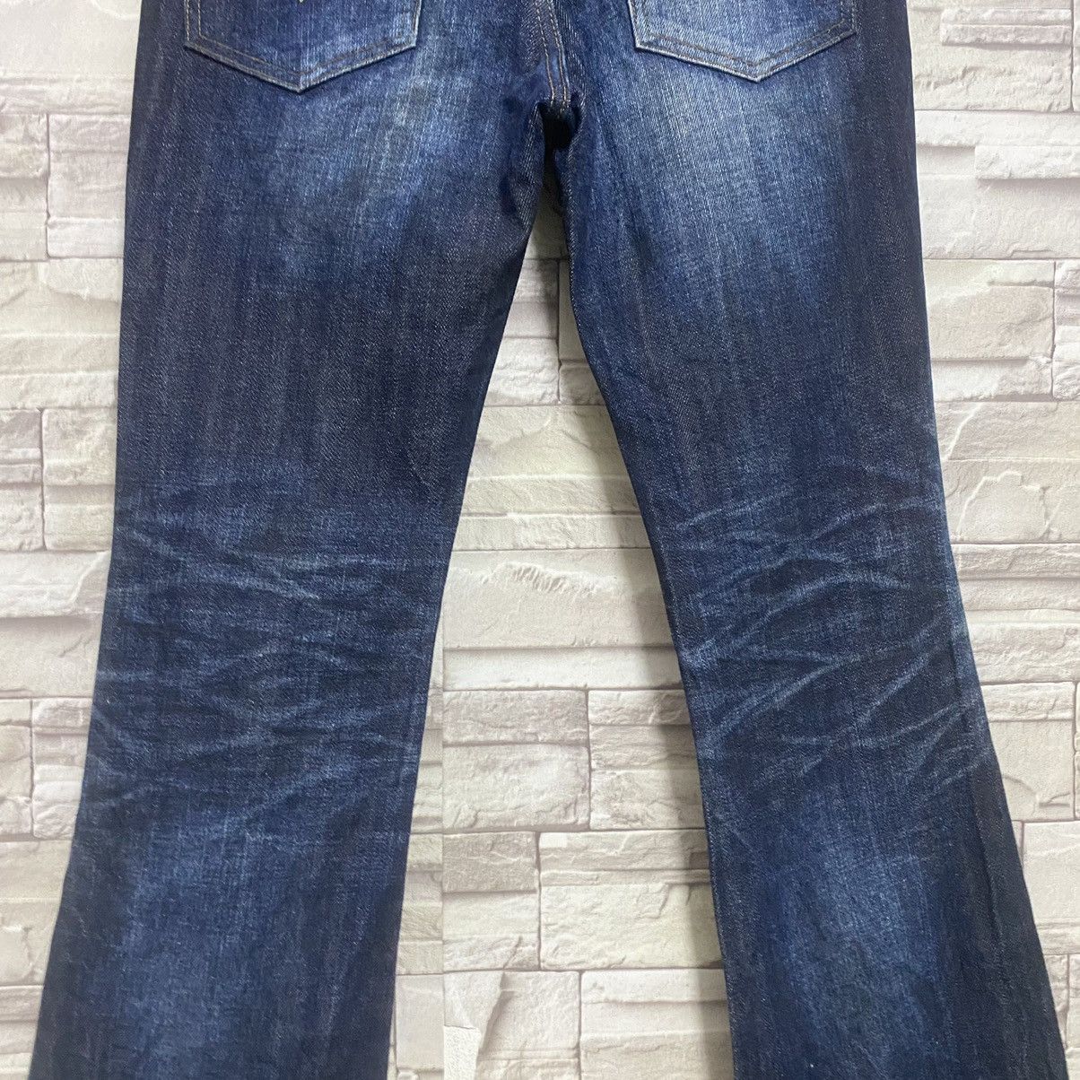 GOSTAR DE FUGA Japanese Brand FUGA Denim Flare Jeans Size 30" / US 8 / IT 44 - 12 Thumbnail