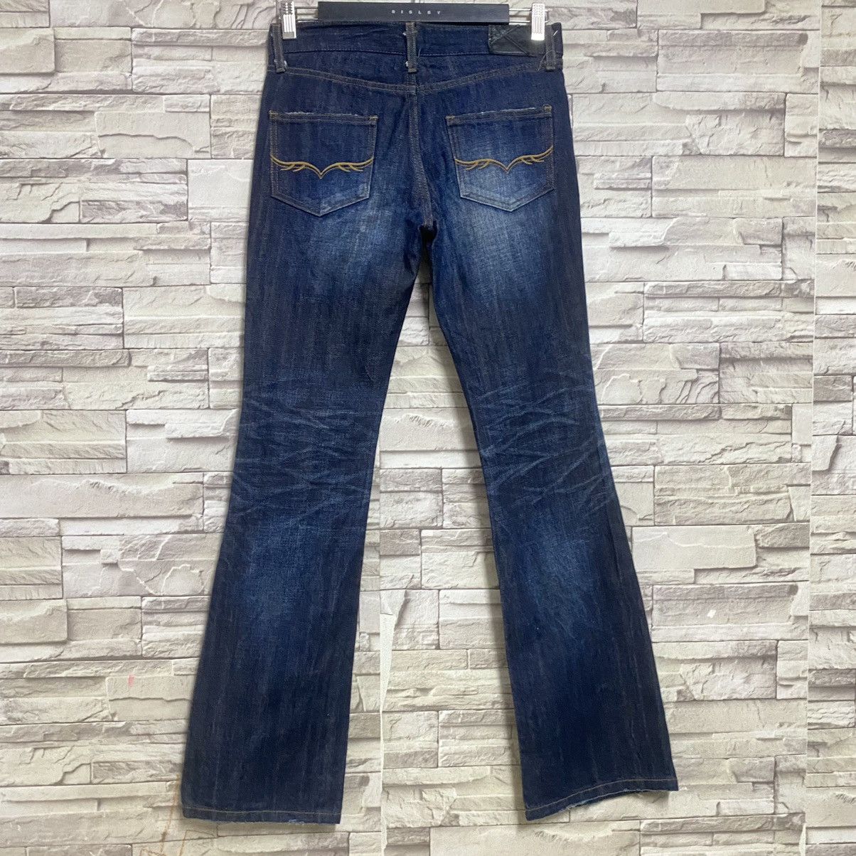 GOSTAR DE FUGA Japanese Brand FUGA Denim Flare Jeans Size 30" / US 8 / IT 44 - 10 Thumbnail