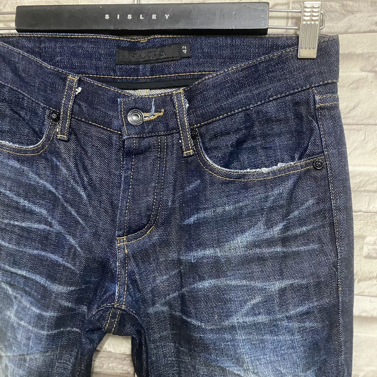 GOSTAR DE FUGA Japanese Brand FUGA Denim Flare Jeans Size 30" / US 8 / IT 44 - 8 Thumbnail