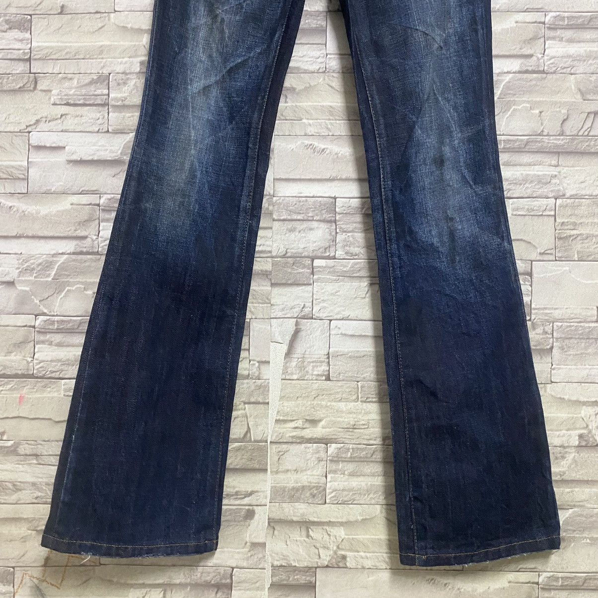 GOSTAR DE FUGA Japanese Brand FUGA Denim Flare Jeans Size 30" / US 8 / IT 44 - 6 Thumbnail