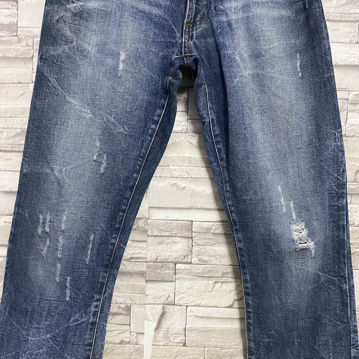 Takeo Kikuchi Takeo Kikuchi Denim Snake Skin Flap Flare Jeans Size US 33 - 6 Thumbnail