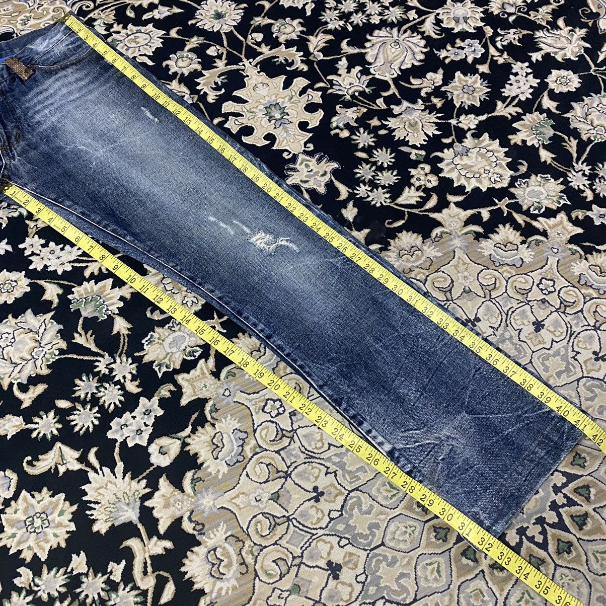 Takeo Kikuchi Takeo Kikuchi Denim Snake Skin Flap Flare Jeans Size US 33 - 20 Thumbnail