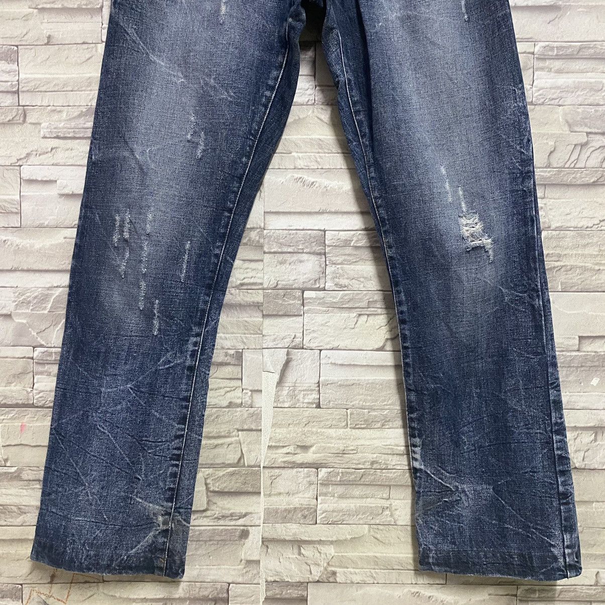 Takeo Kikuchi Takeo Kikuchi Denim Snake Skin Flap Flare Jeans Size US 33 - 7 Thumbnail