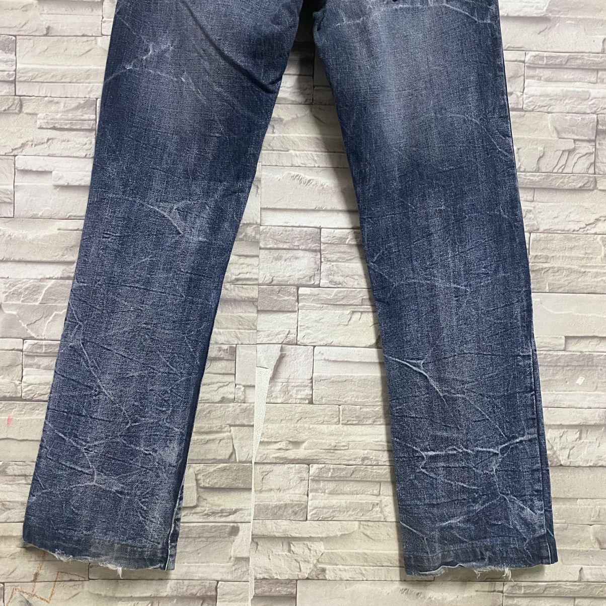 Takeo Kikuchi Takeo Kikuchi Denim Snake Skin Flap Flare Jeans Size US 33 - 12 Thumbnail