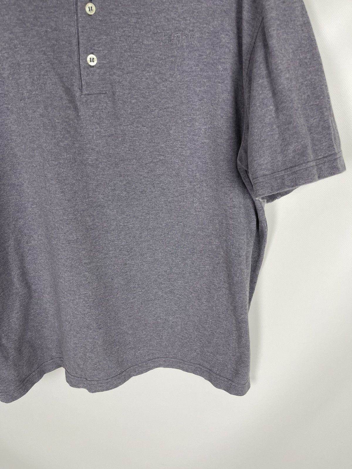 Gianfranco Ferre Gianfranco Ferre gold grey embroidered logo polo tee shirt Size US XL / EU 56 / 4 - 4 Thumbnail