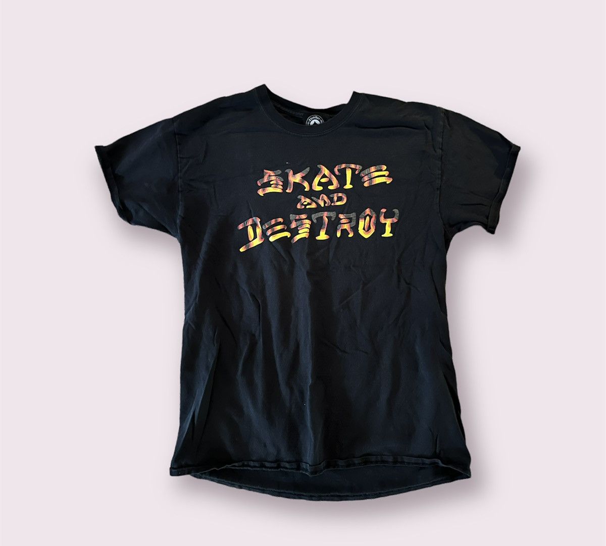 スラッシャー　SAD member SKATE and DESTROY Tシャツ THRASHER スラッシャー SKATE&DESTROY スケート&デストロイ SAD