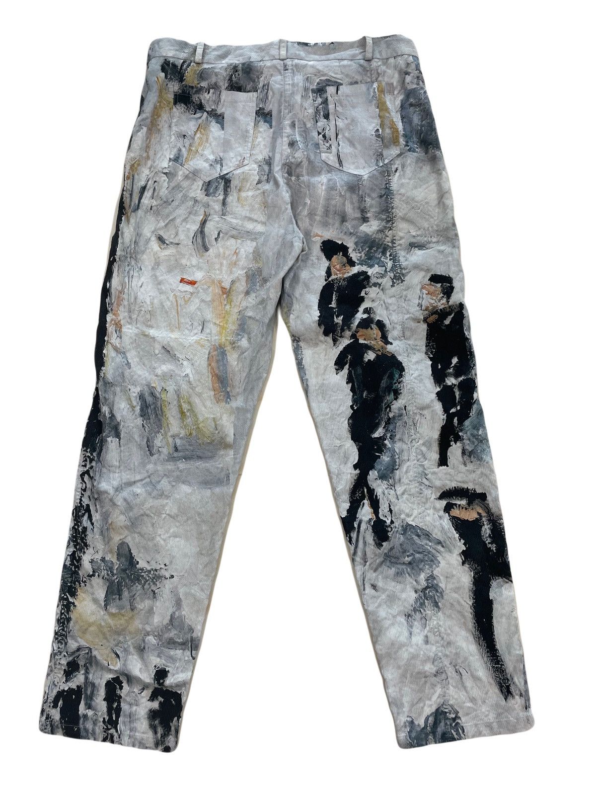 Designer × Japanese Brand Annette Gortz Japanese style Cody paint print pants Size 28" / US 6 / IT 42 - 2 Thumbnail