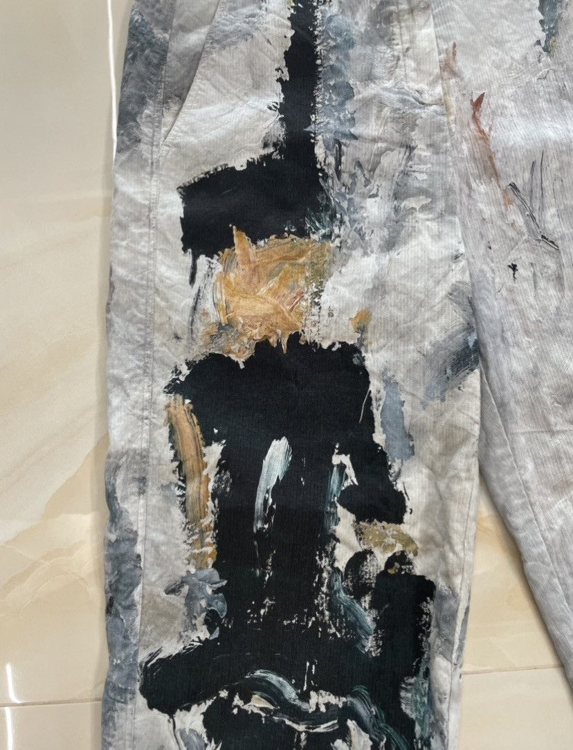 Designer × Japanese Brand Annette Gortz Japanese style Cody paint print pants Size 28" / US 6 / IT 42 - 3 Thumbnail
