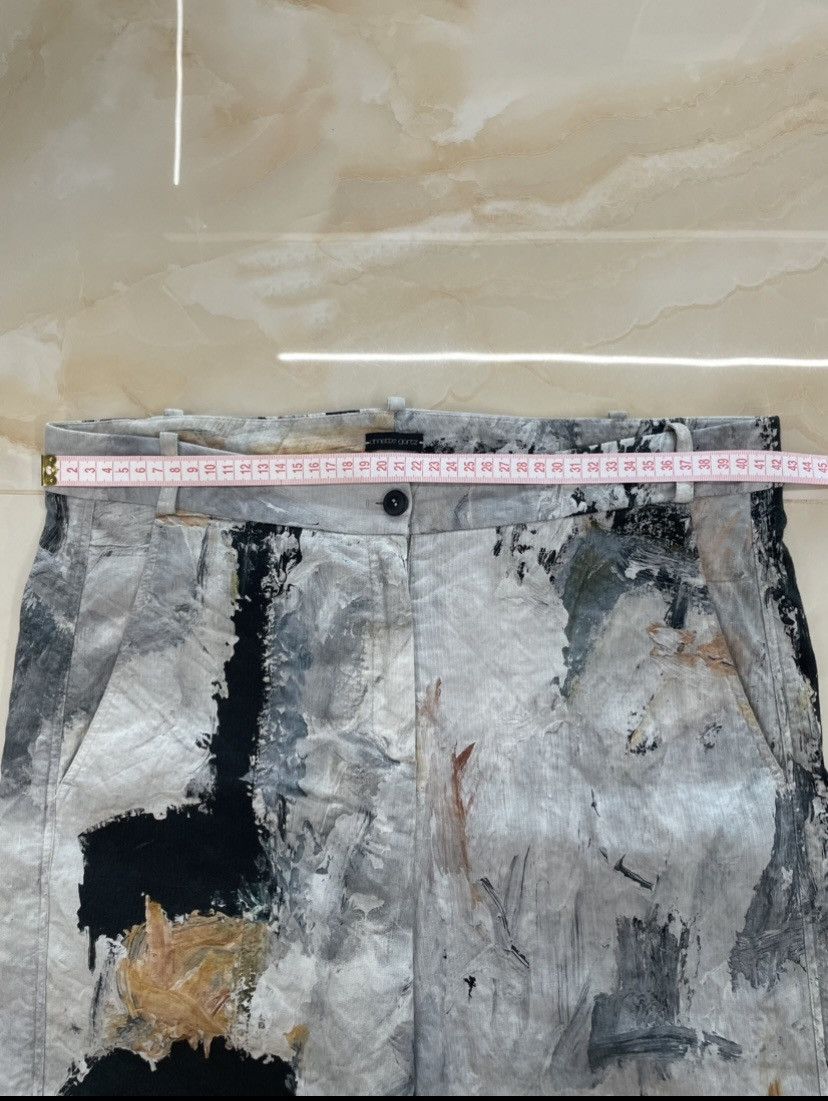 Designer × Japanese Brand Annette Gortz Japanese style Cody paint print pants Size 28" / US 6 / IT 42 - 9 Thumbnail