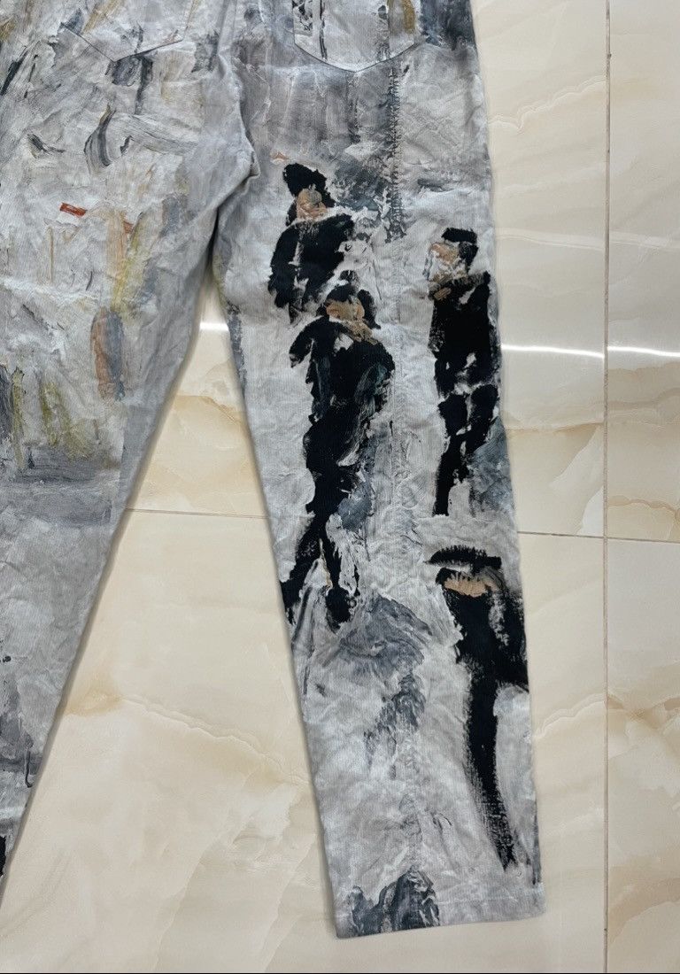 Designer × Japanese Brand Annette Gortz Japanese style Cody paint print pants Size 28" / US 6 / IT 42 - 7 Thumbnail