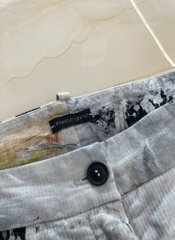 Designer × Japanese Brand Annette Gortz Japanese style Cody paint print pants Size 28" / US 6 / IT 42 - 6 Thumbnail