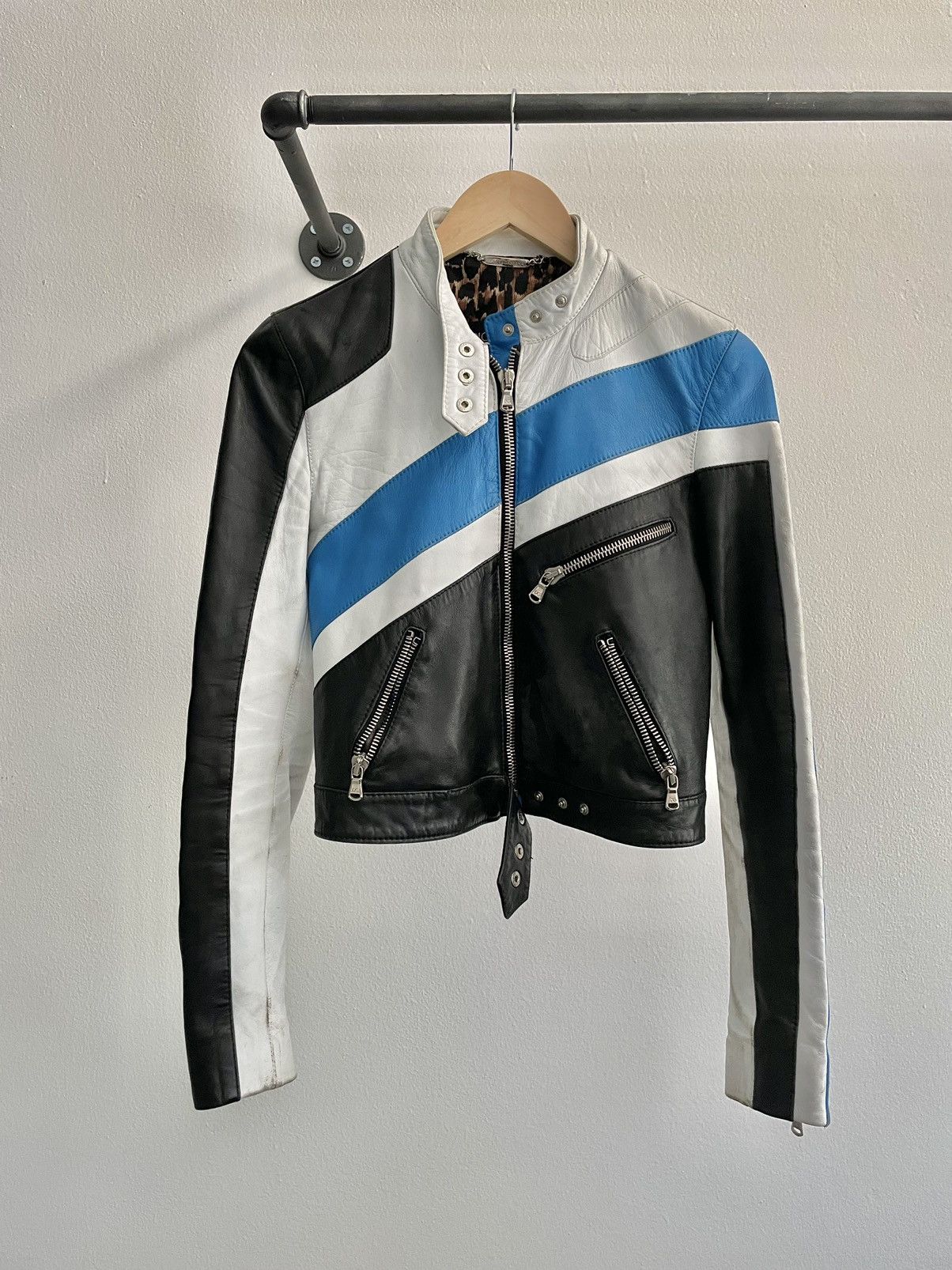 入荷now 安全 90s miumiu archive jacket leather fade ジャケット・アウター