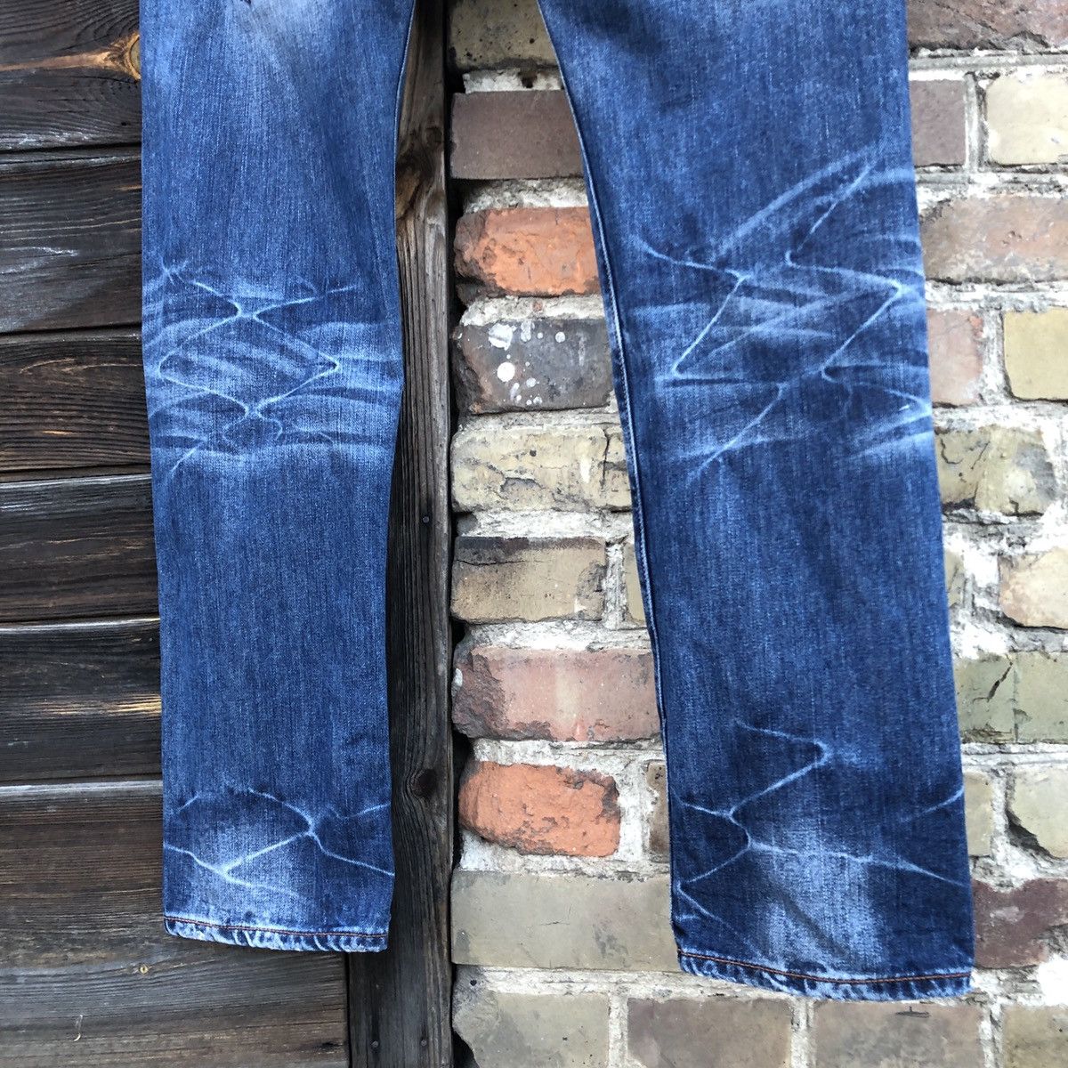 Christian Audigier × Ed Hardy × Vintage Rare Ed Hardy Jeans Denim Embroidery Wolf Tiger Y2K Vintage Size US 32 / EU 48 - 2 Thumbnail