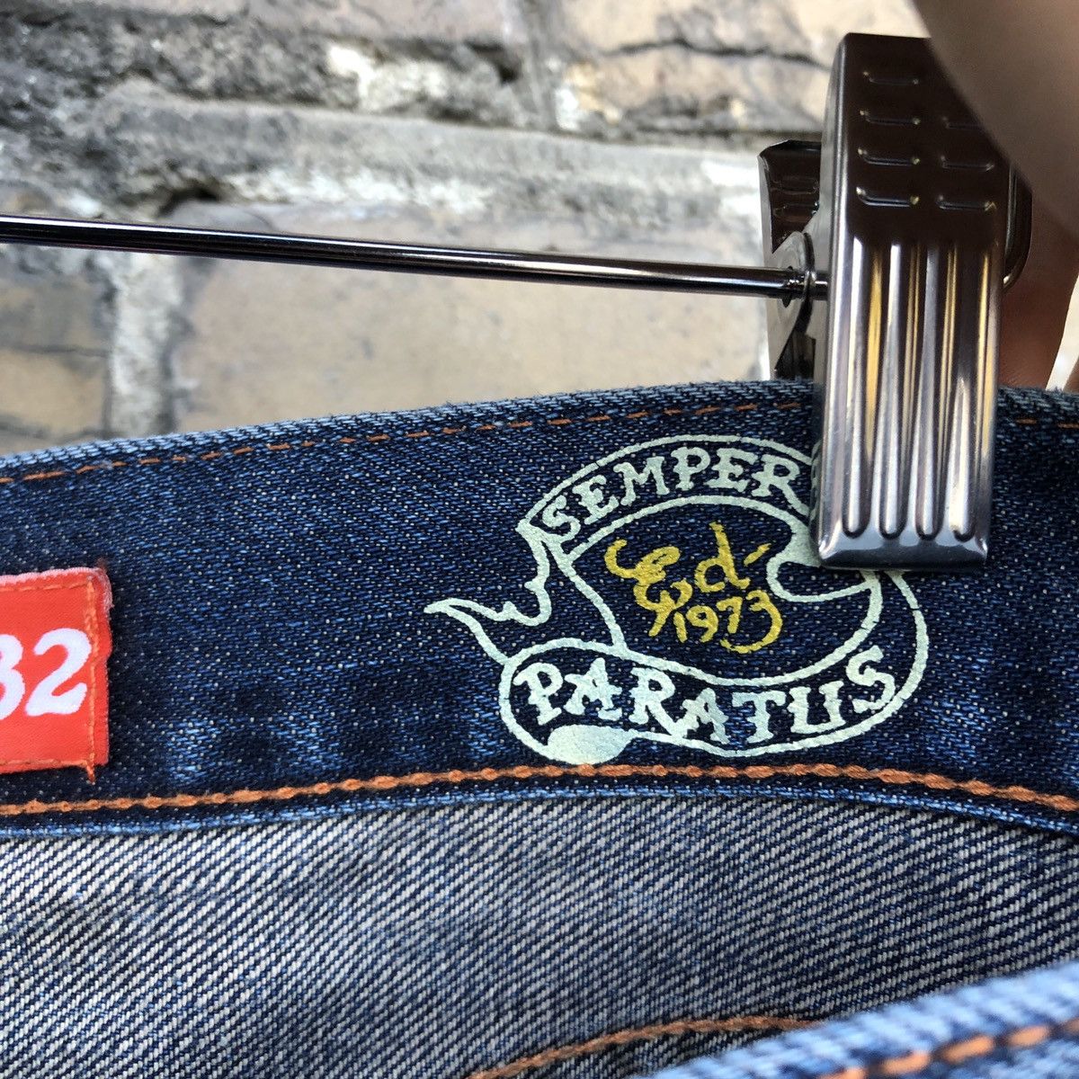 Christian Audigier × Ed Hardy × Vintage Rare Ed Hardy Jeans Denim Embroidery Wolf Tiger Y2K Vintage Size US 32 / EU 48 - 12 Thumbnail