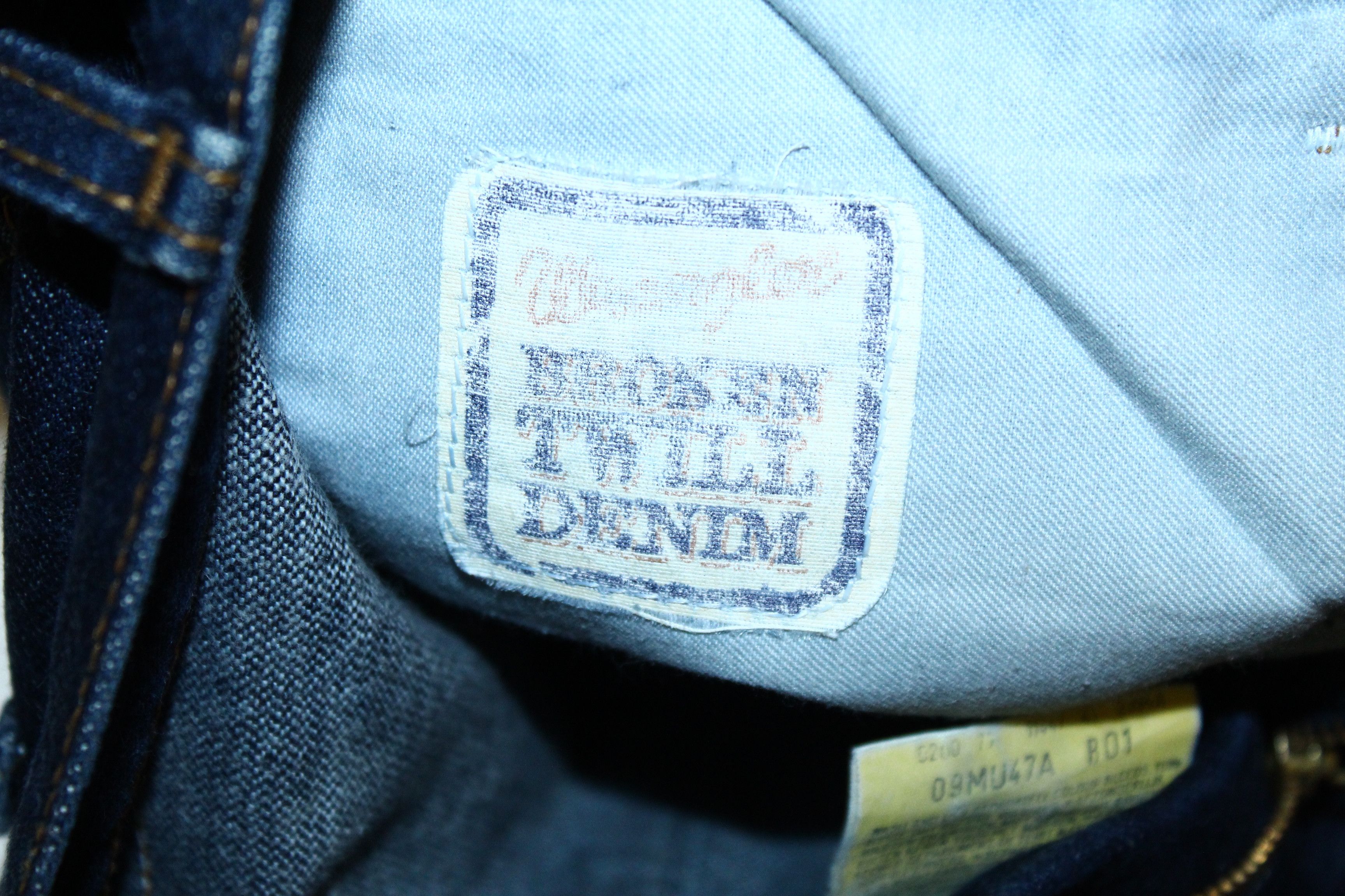 Wrangler Vintage Wrangler 90's Brolen Twill Denim Flared Jeans Size US 28 / EU 44 - 6 Thumbnail