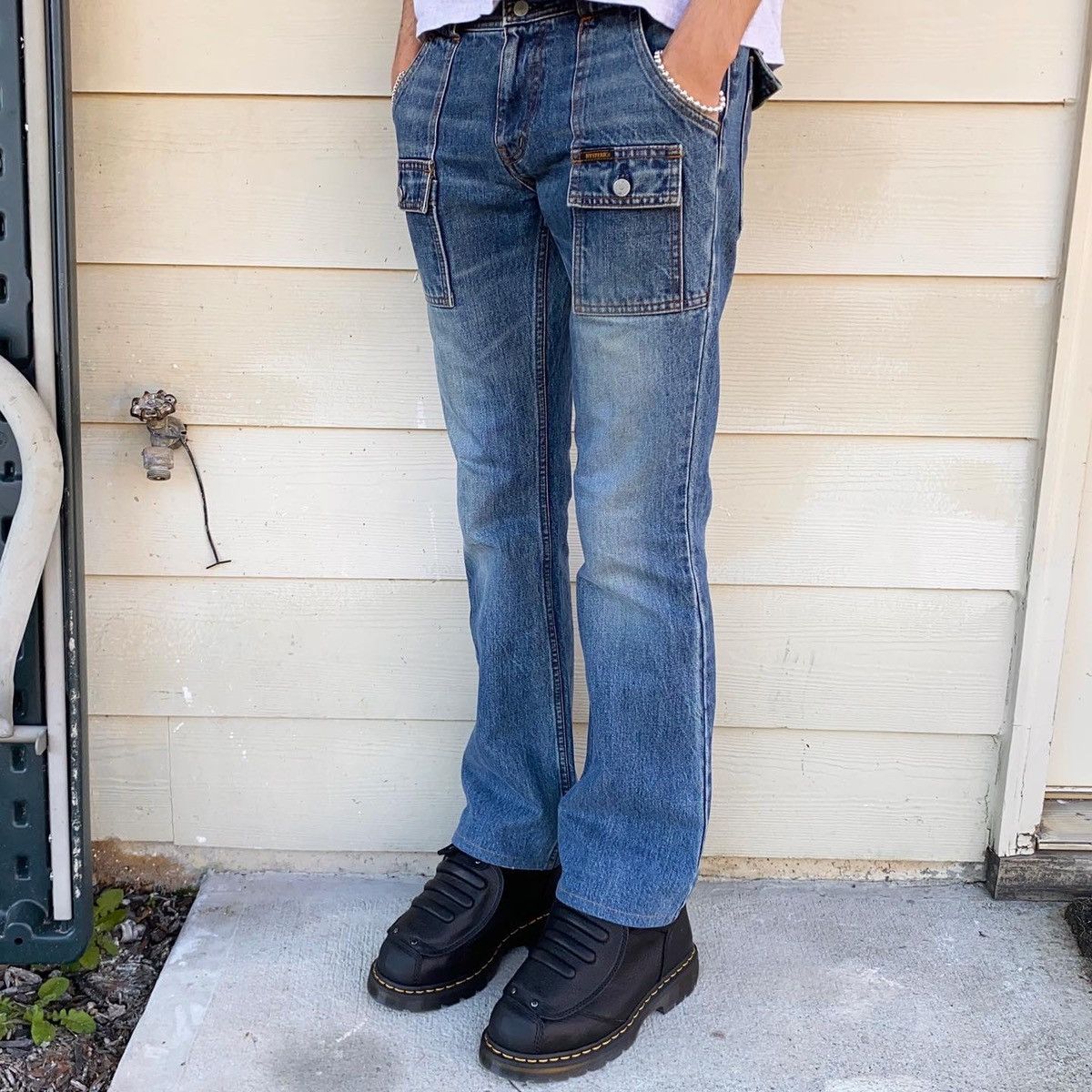 Hysteric Glamour 90’s Flare Bush Denim Size US 30 / EU 46 - 6 Thumbnail