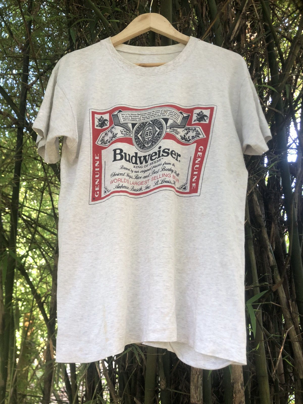 Budweiser × Vintage Vintage 90s Budweiser big logo Size US M / EU 48-50 / 2 - 1 Thumbnail