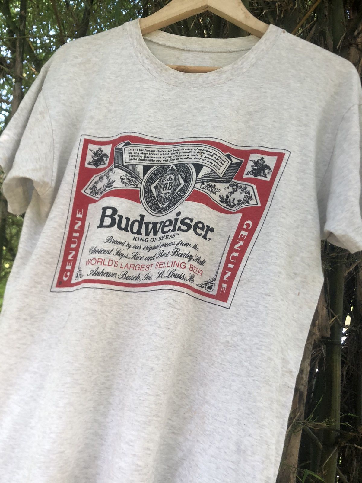 Budweiser × Vintage Vintage 90s Budweiser big logo Size US M / EU 48-50 / 2 - 2 Thumbnail