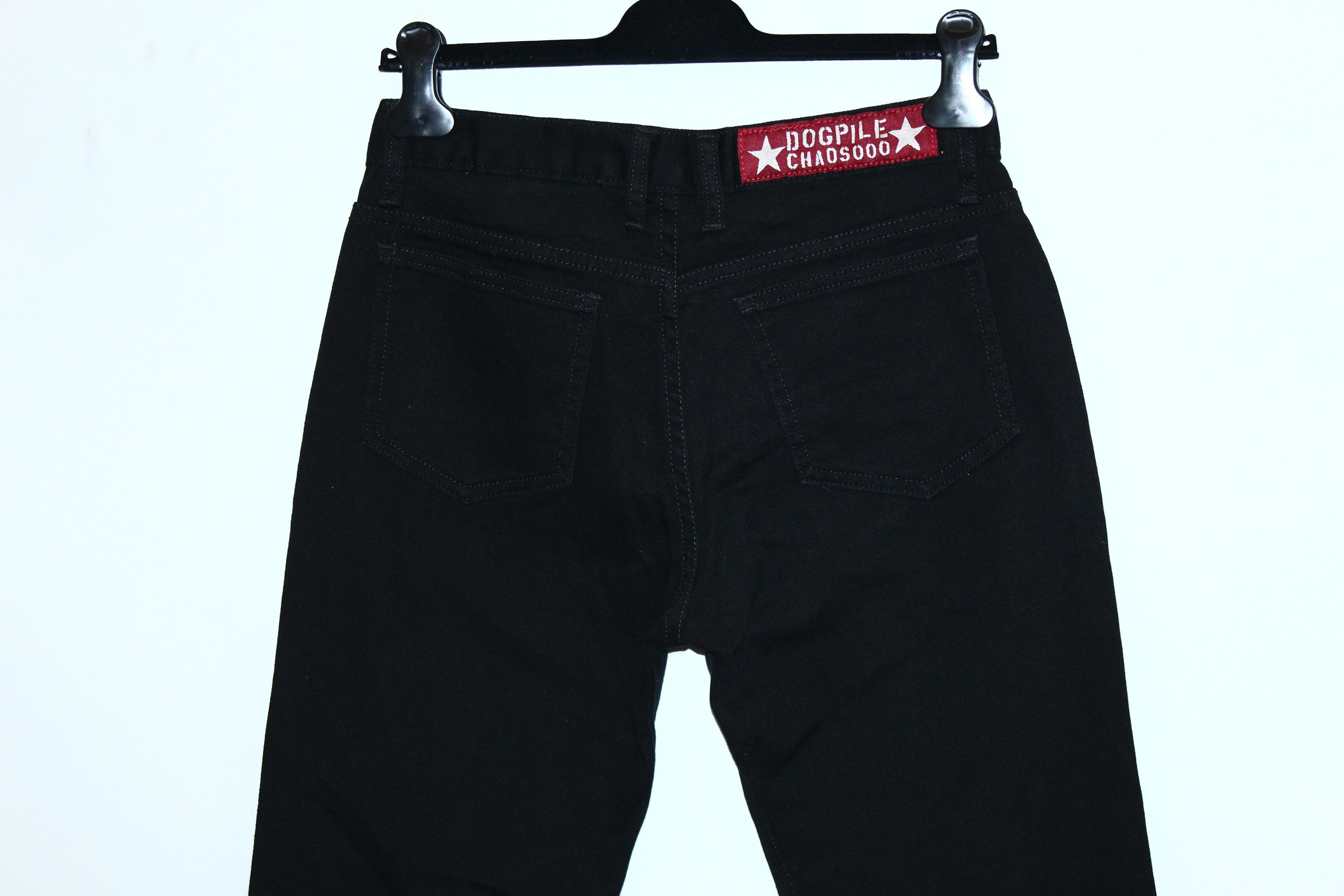 Powell Peralta Vtg 90s Dogpile Skateboard Chaos 000 Stretch Denim Jeans Size US 31 - 5 Thumbnail