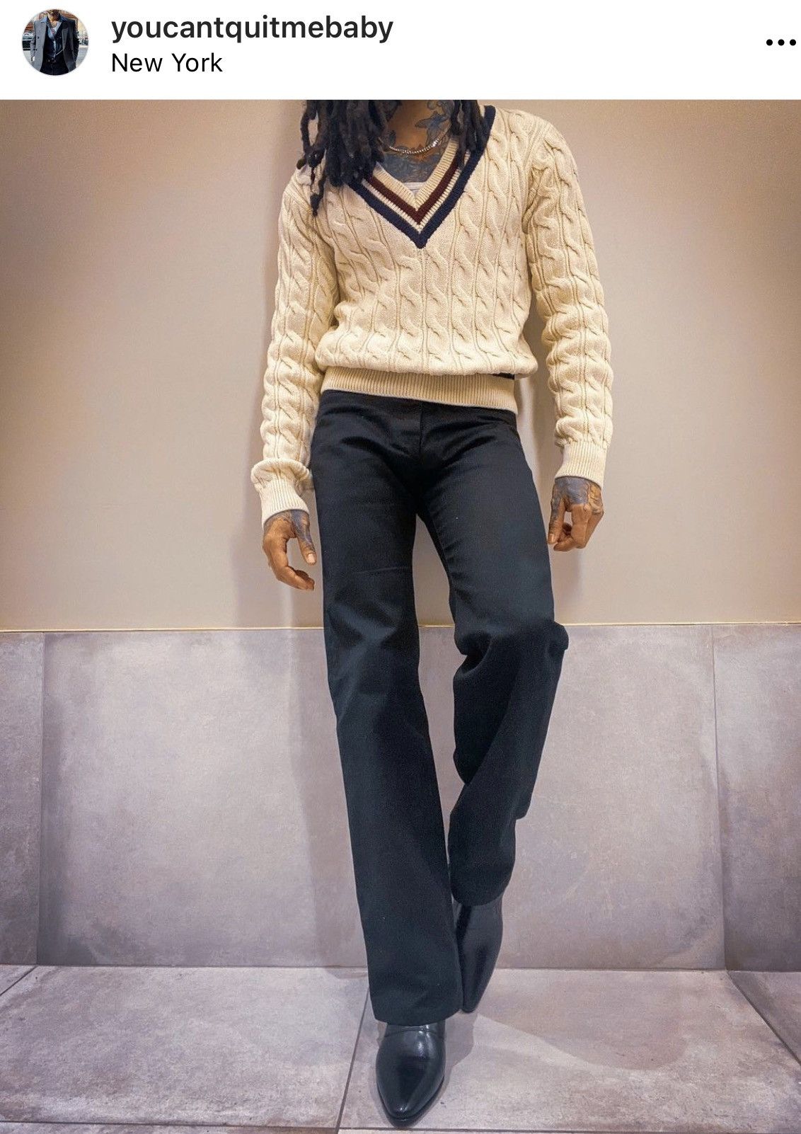 Ruffled Crochet Sweater | Authentic & Vintage | ReSee