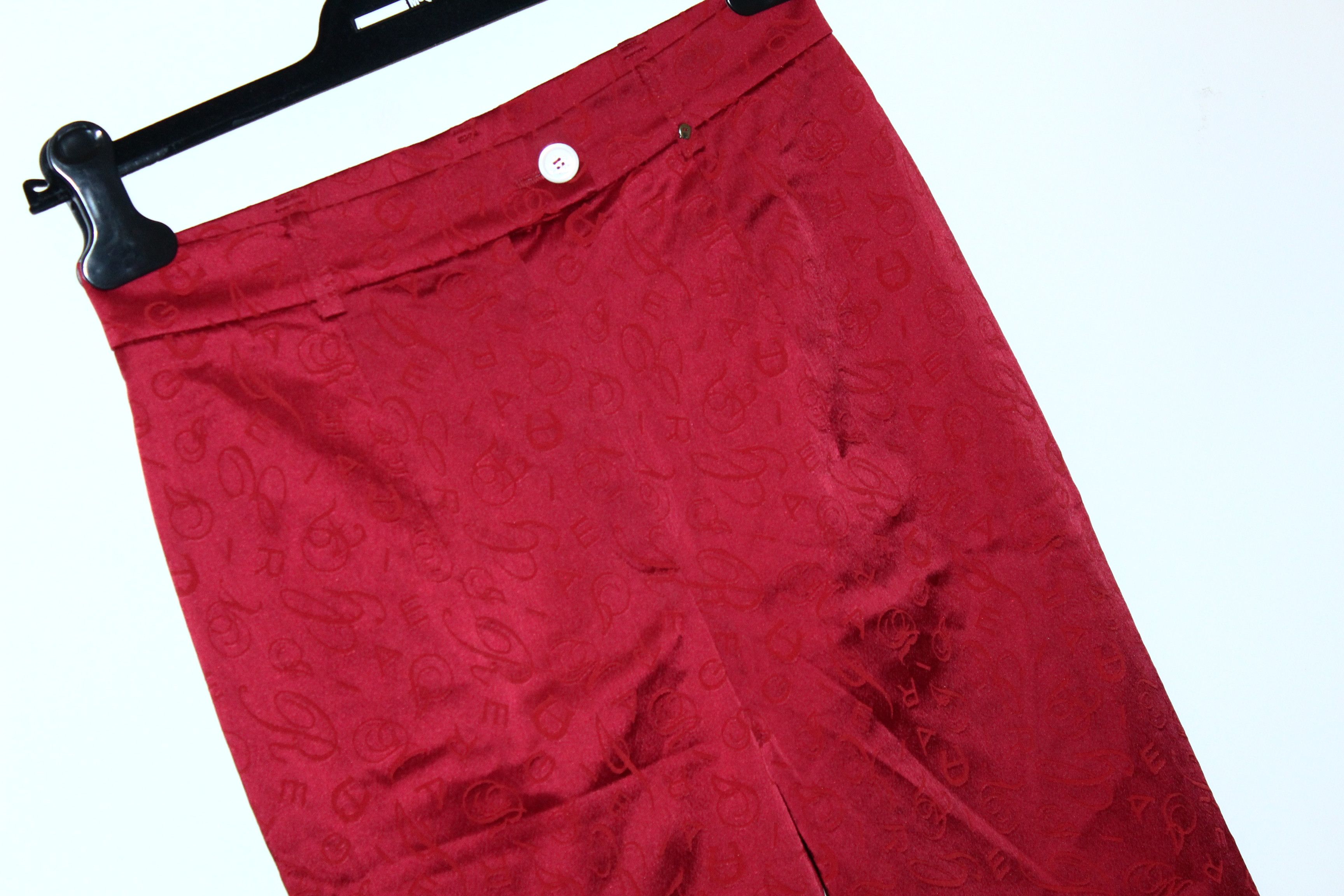 Aigner × Etienne Aigner Aigner Monogram Acetat Nylon Blend Casual Pants Size 26" / US 2 / IT 38 - 7 Thumbnail