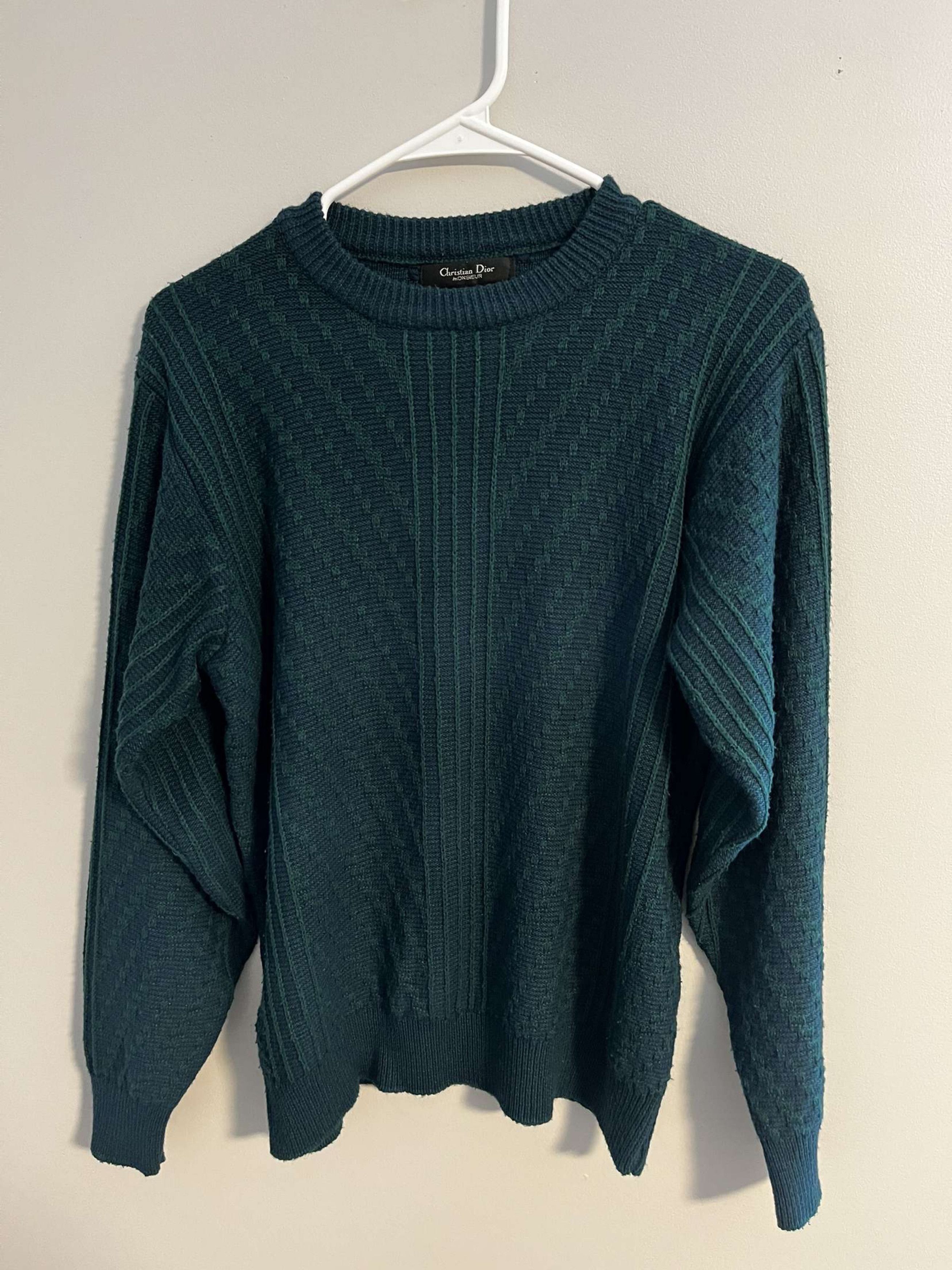 Vintage 90s Dior Monsieur Knitted Jumper Size M