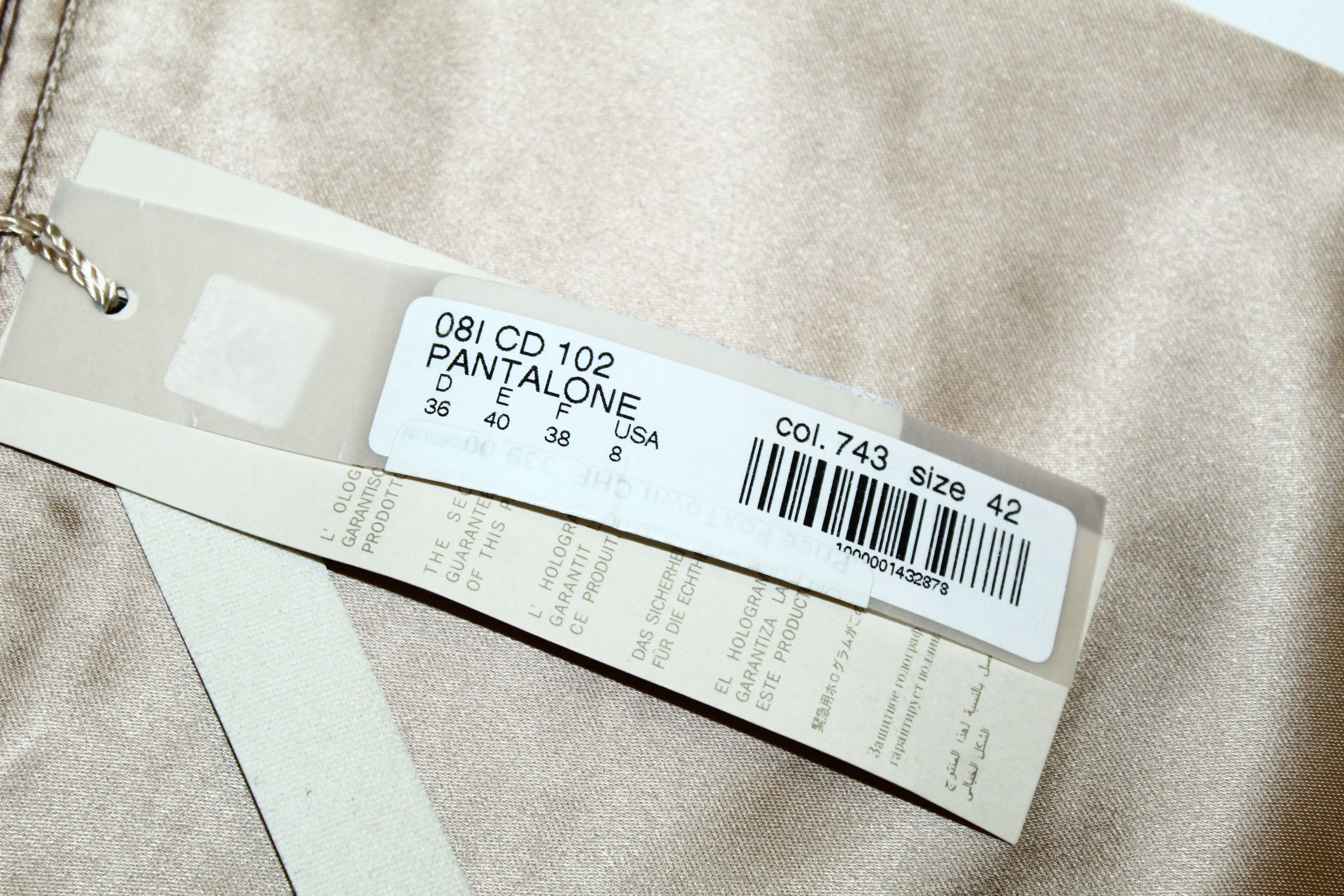 Roberto Cavalli Class by Roberto Cavalli Gold Satin Relaxed Fit Pants Size 30" / US 8 / IT 44 - 5 Thumbnail