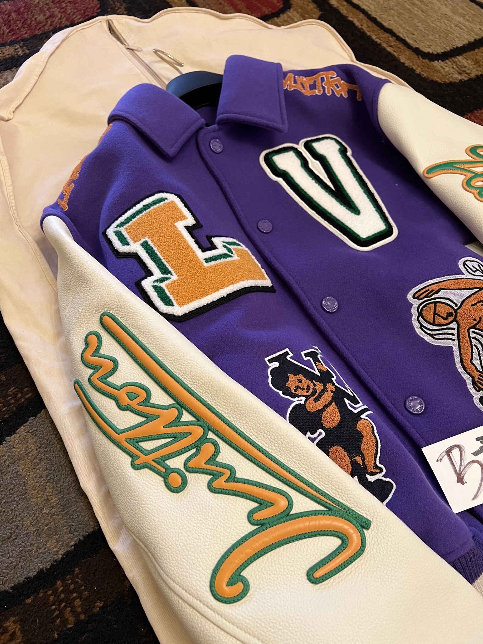Louis Vuitton Louis Vuitton Virgil Purple Multi Patch
