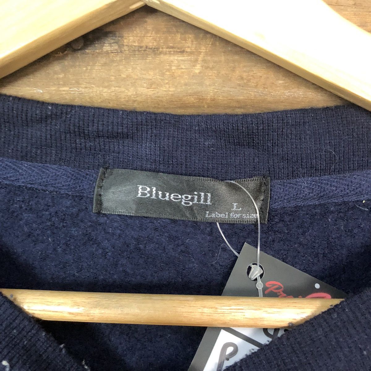 Japanese Brand Bluegill proudly box logo Dark blue Sweatshirt #4763 Size US M / EU 48-50 / 2 - 7 Thumbnail