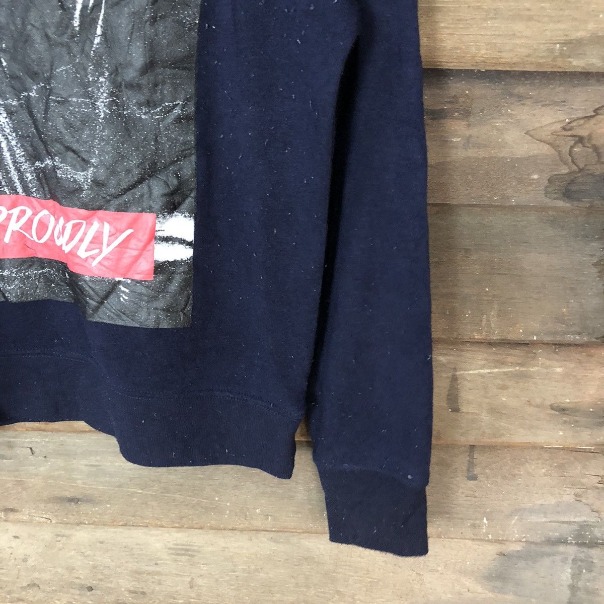 Japanese Brand Bluegill proudly box logo Dark blue Sweatshirt #4763 Size US M / EU 48-50 / 2 - 5 Thumbnail