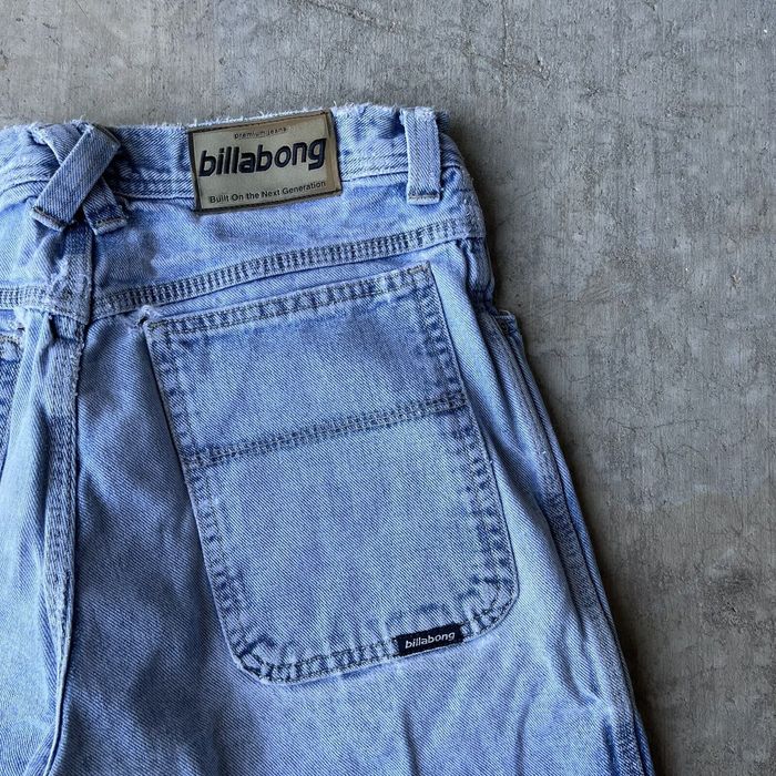 Vintage 90s VTG BILLABONG DENIM Skate Jean Shorts Skate Grunge Grailed