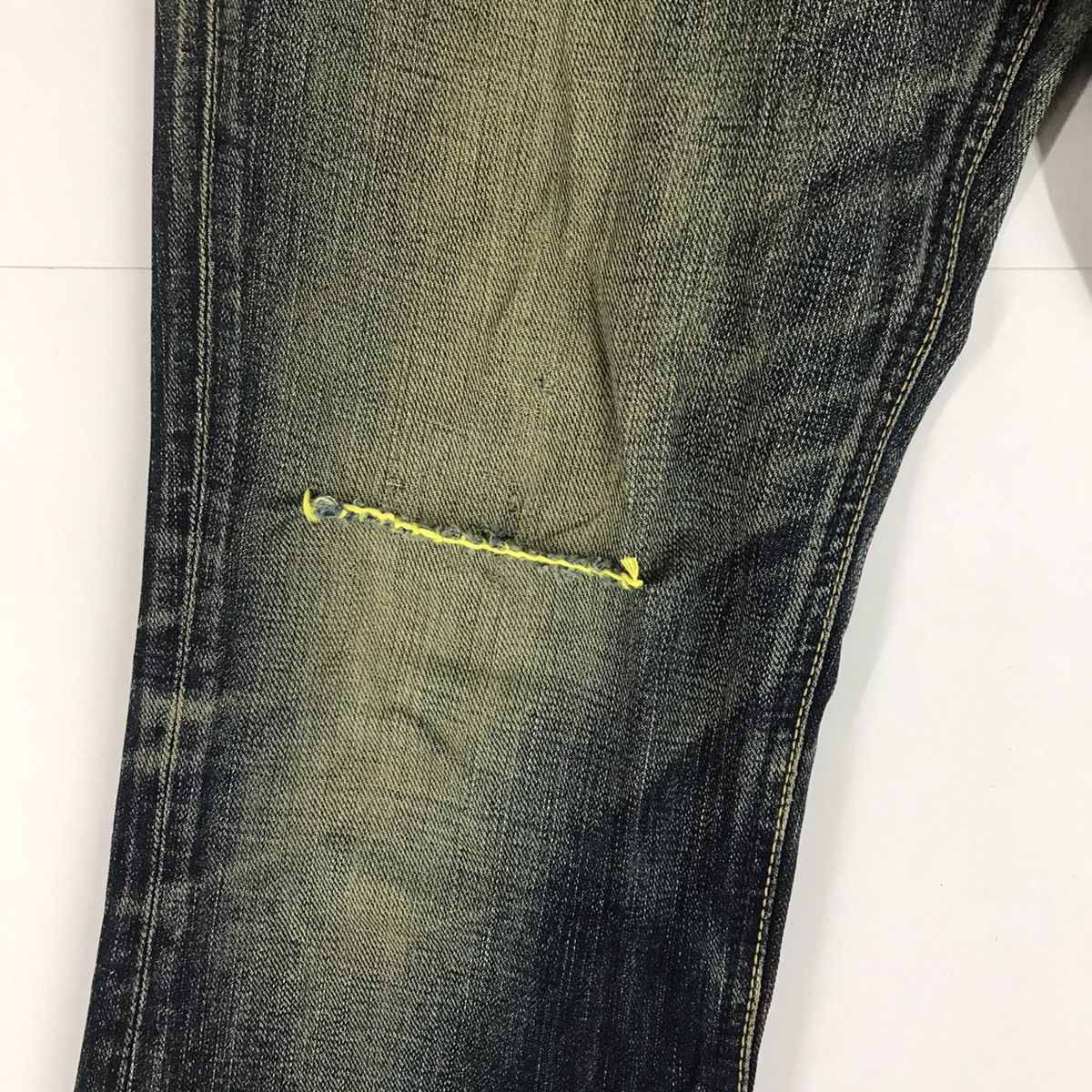 Lee Lee Raiders Bootcut Distressed Japan denim pants Size US 32 / EU 48 - 3 Thumbnail