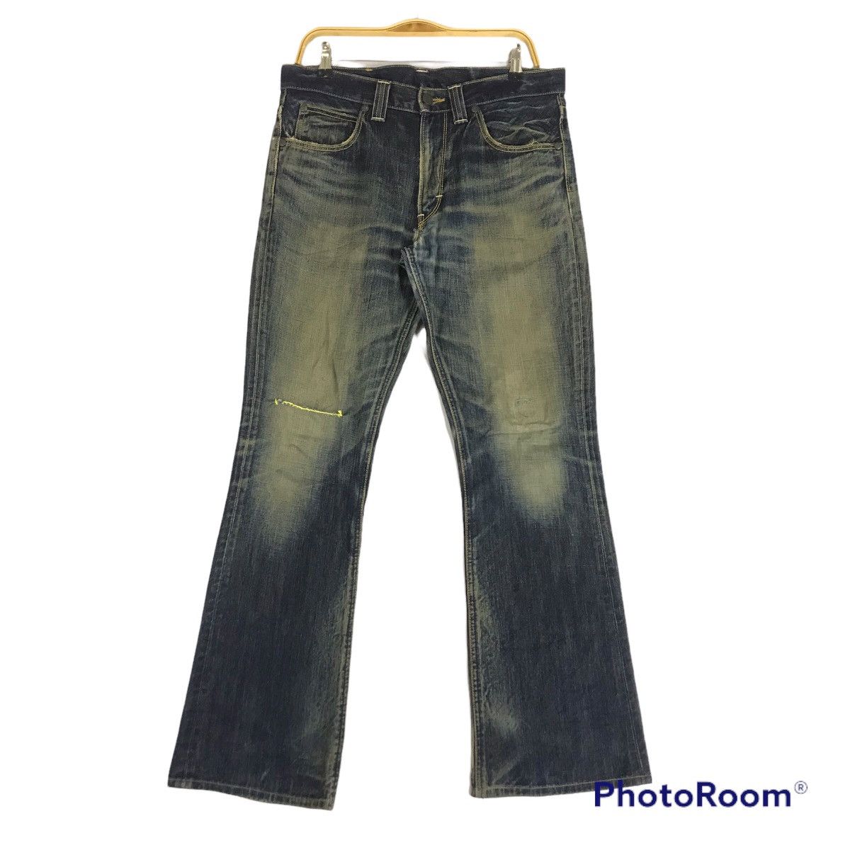 Lee Lee Raiders Bootcut Distressed Japan denim pants Size US 32 / EU 48 - 1 Thumbnail