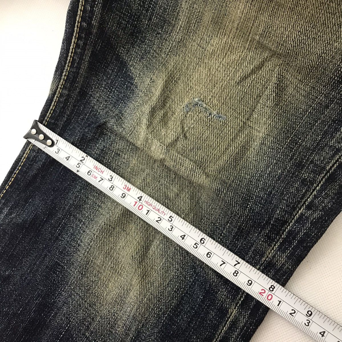 Lee Lee Raiders Bootcut Distressed Japan denim pants Size US 32 / EU 48 - 14 Thumbnail