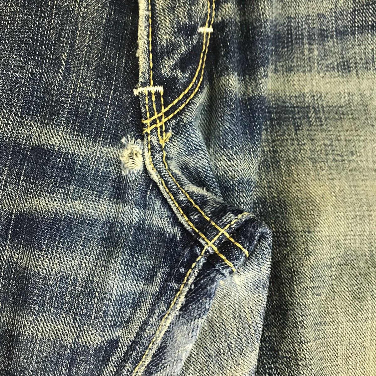 Lee Lee Raiders Bootcut Distressed Japan denim pants Size US 32 / EU 48 - 6 Thumbnail
