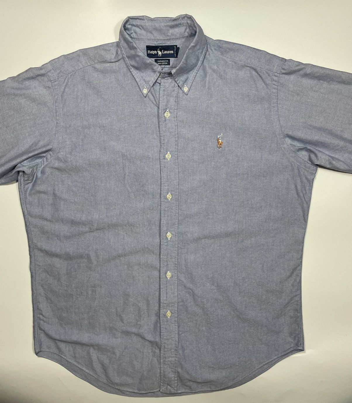 Polo Ralph Lauren × Ralph Lauren × Vintage Vintage Polo Ralph Lauren Shirt Button up casual RL Blue tag Size US XL / EU 56 / 4 - 3 Thumbnail