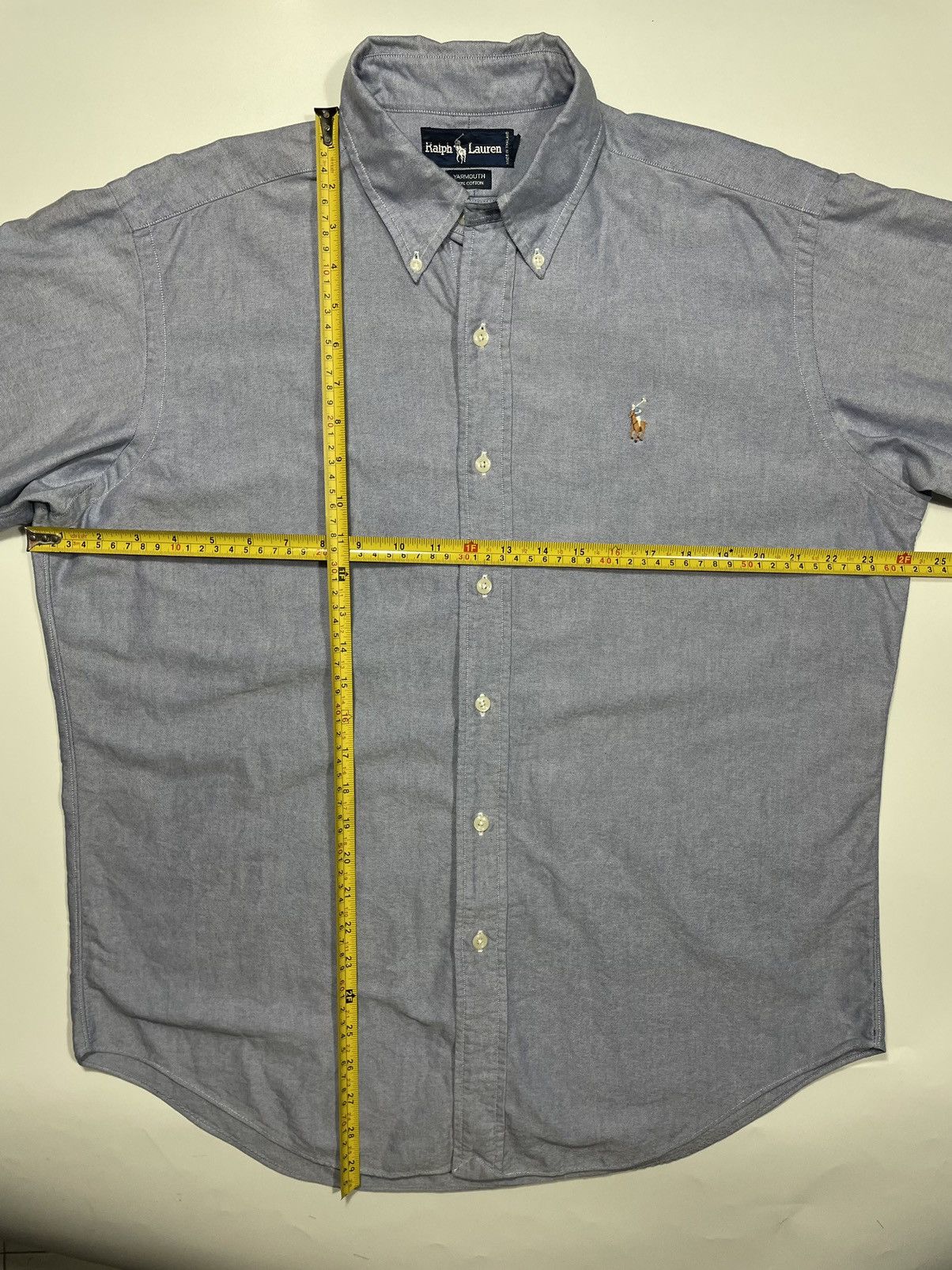 Polo Ralph Lauren × Ralph Lauren × Vintage Vintage Polo Ralph Lauren Shirt Button up casual RL Blue tag Size US XL / EU 56 / 4 - 9 Thumbnail