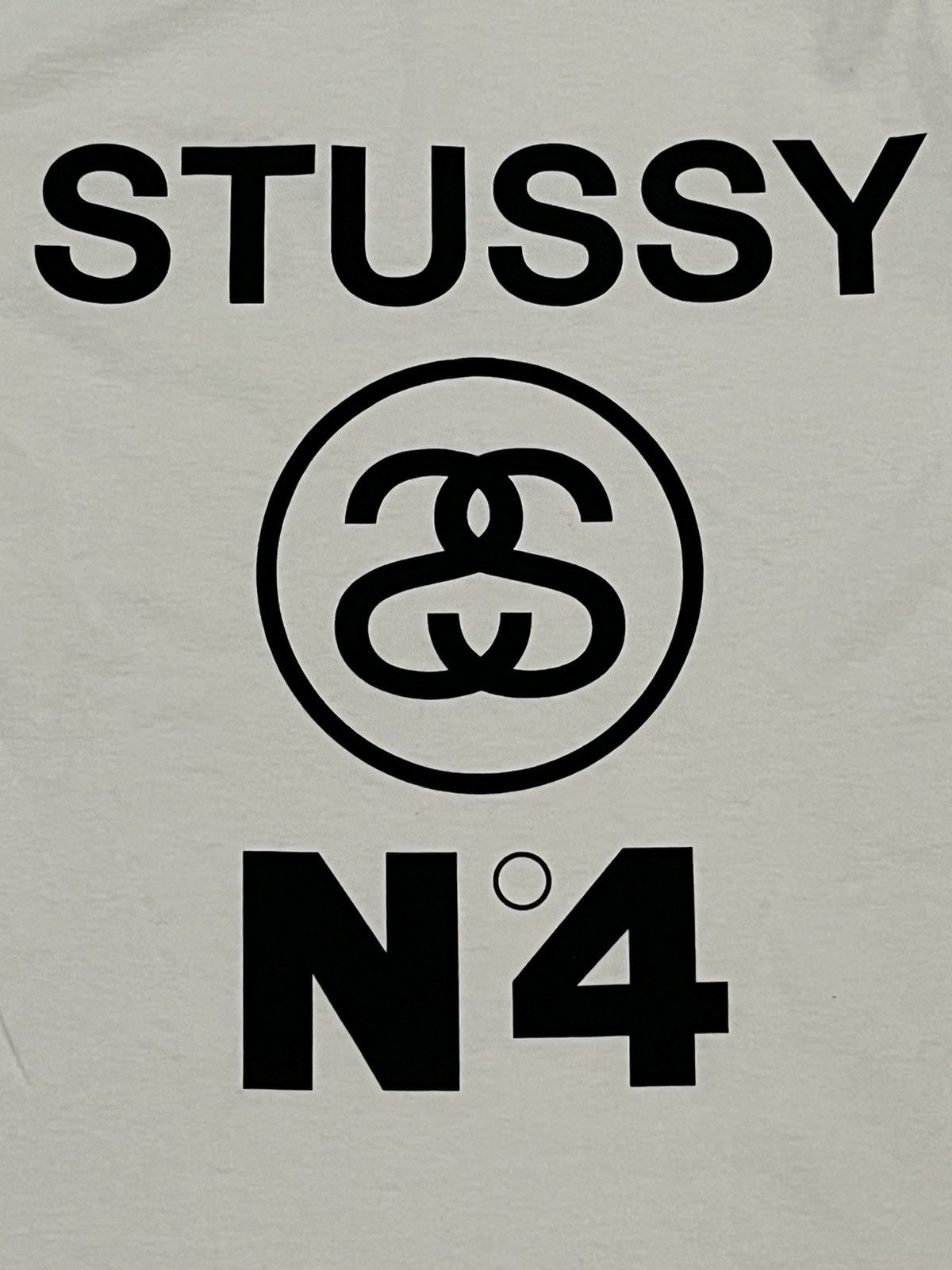 Designer × Stussy Rare Stussy N4 Beige Tee Size Medium Size US M / EU 48-50 / 2 - 2 Thumbnail