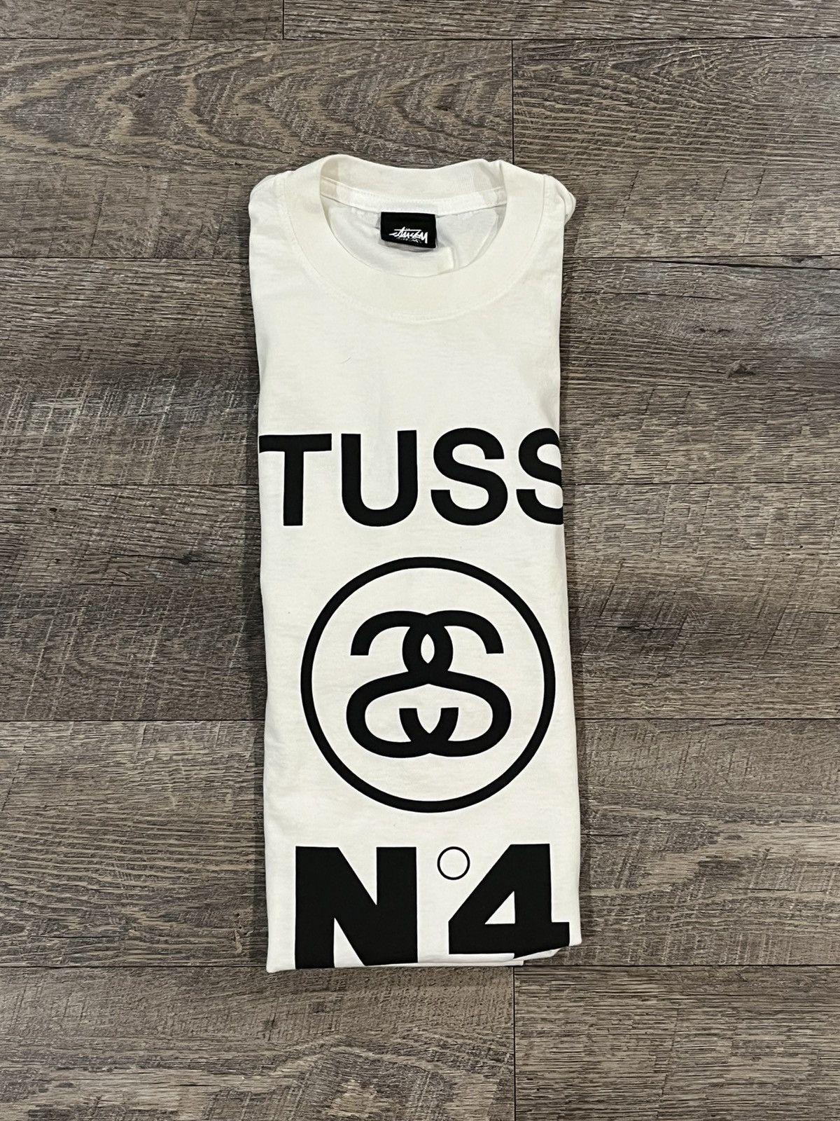 Designer × Stussy Rare Stussy N4 Beige Tee Size Medium Size US M / EU 48-50 / 2 - 5 Thumbnail
