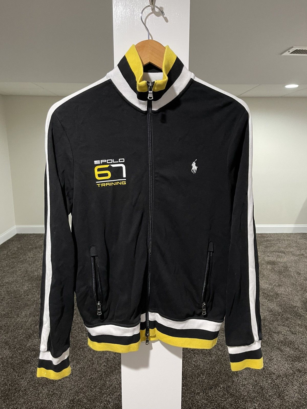 Polo Ralph Lauren Polo Ralph Lauren Performance Training Black Track Jacket Size US S / EU 44-46 / 1 - 1 Thumbnail