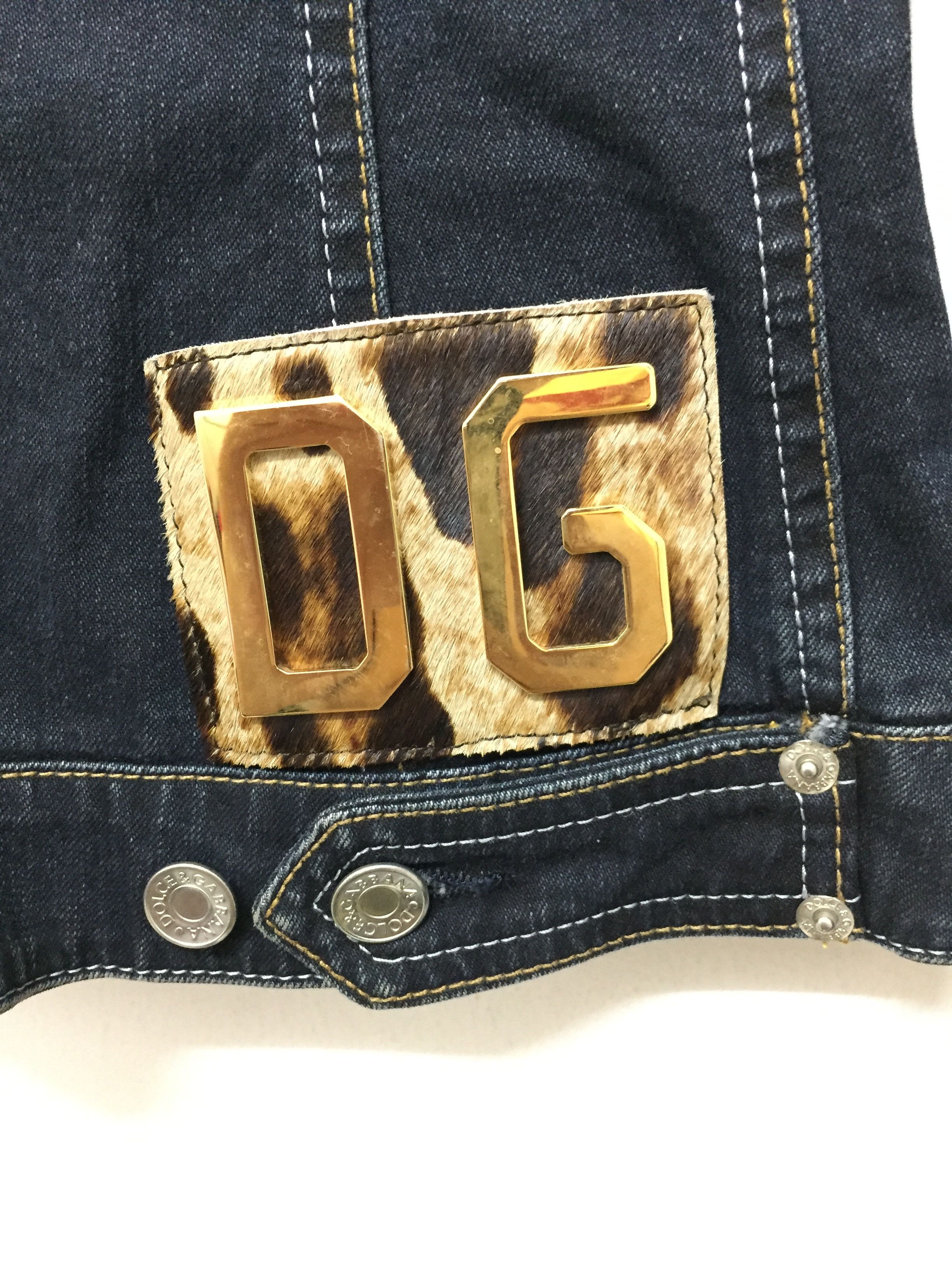 Dolce & Gabbana Vtg Leopard Metal plate jacket Size XS / US 0-2 / IT 36-38 - 9 Thumbnail
