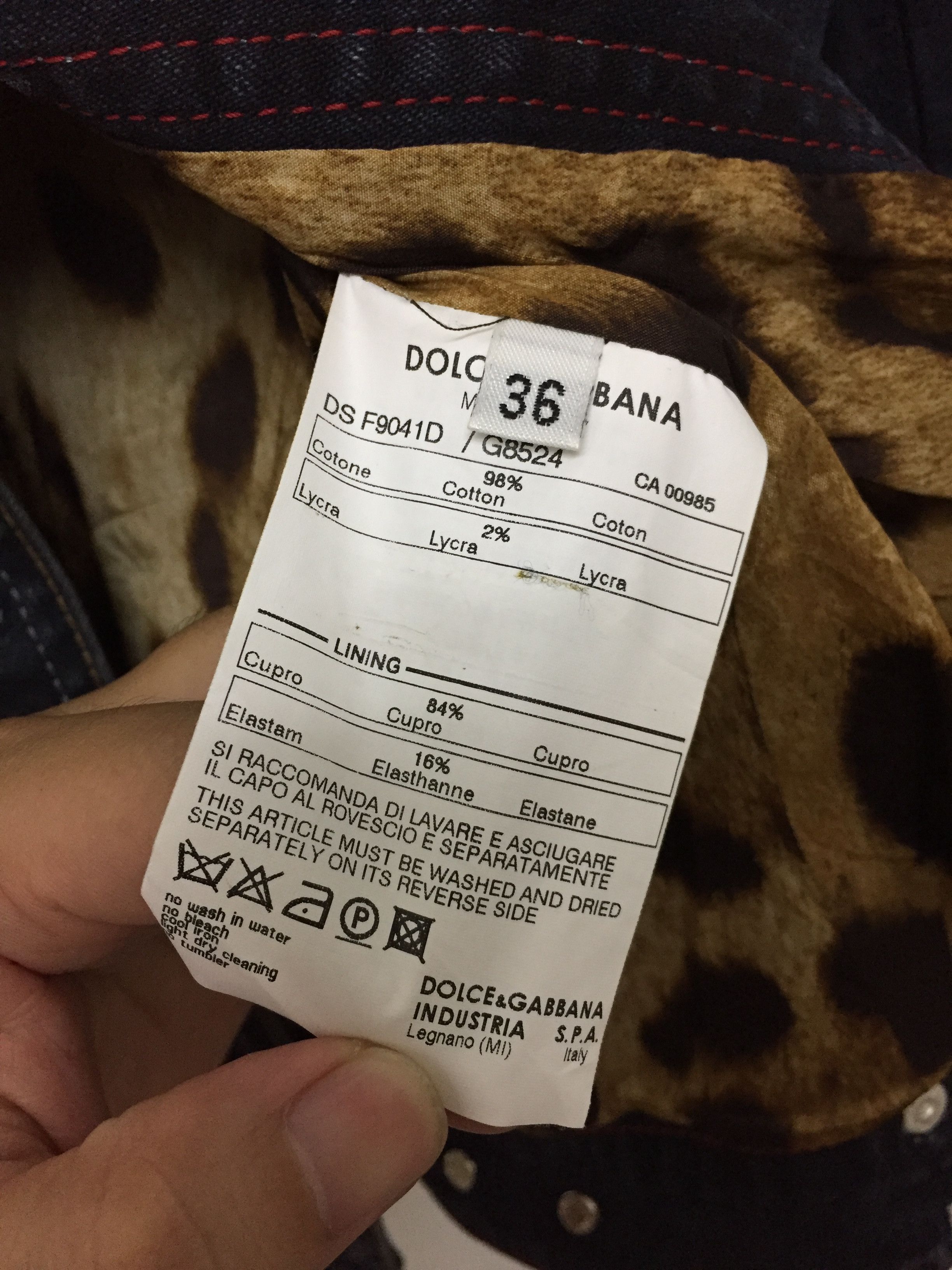 Dolce & Gabbana Vtg Leopard Metal plate jacket Size XS / US 0-2 / IT 36-38 - 11 Thumbnail