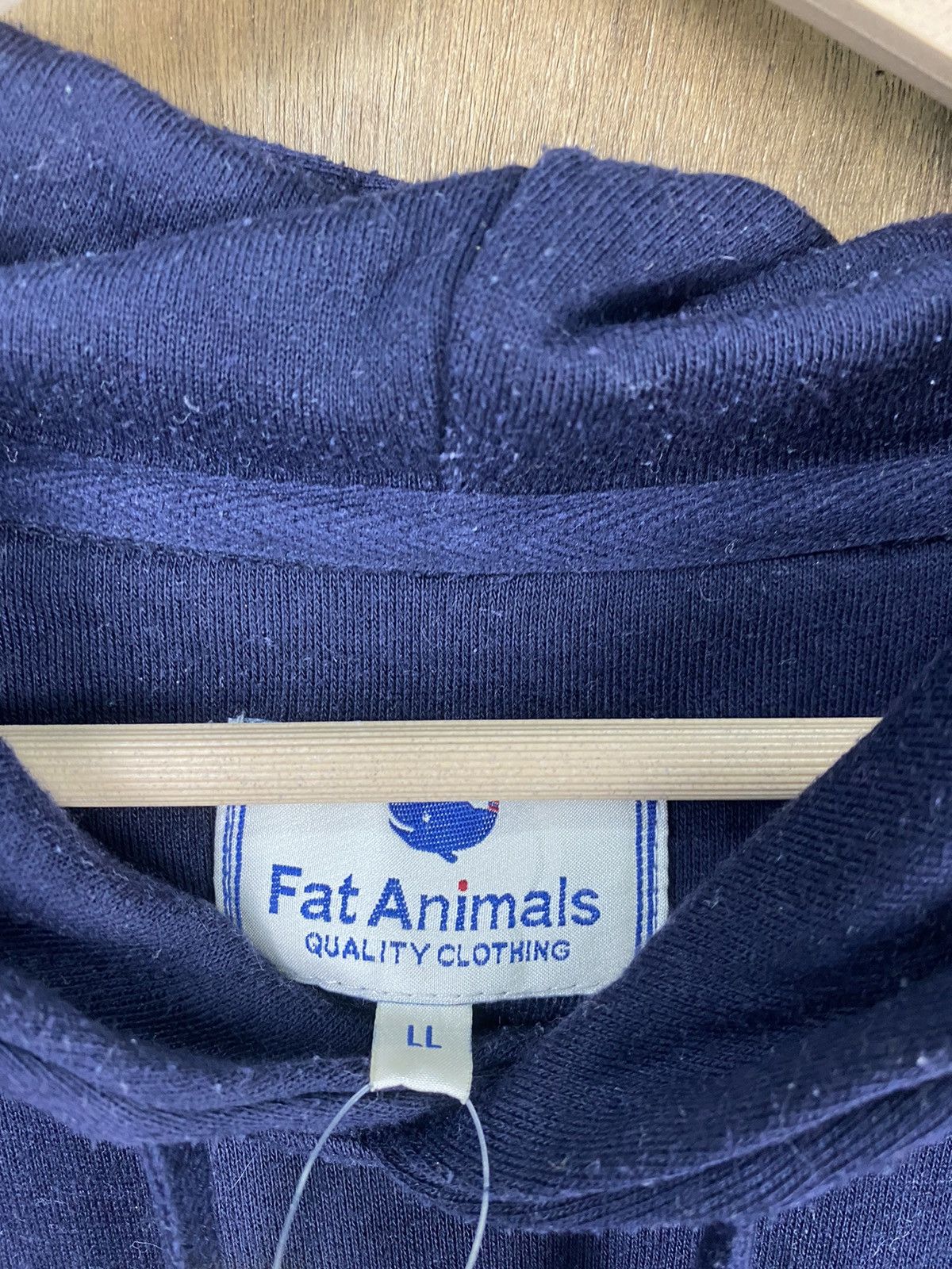 Japanese Brand DLL Fat Animal whale sweatshirt Hoodies #2446 Size US L / EU 52-54 / 3 - 9 Thumbnail