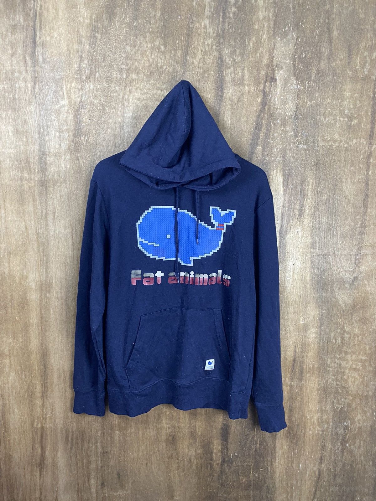 Japanese Brand DLL Fat Animal whale sweatshirt Hoodies #2446 Size US L / EU 52-54 / 3 - 12 Thumbnail