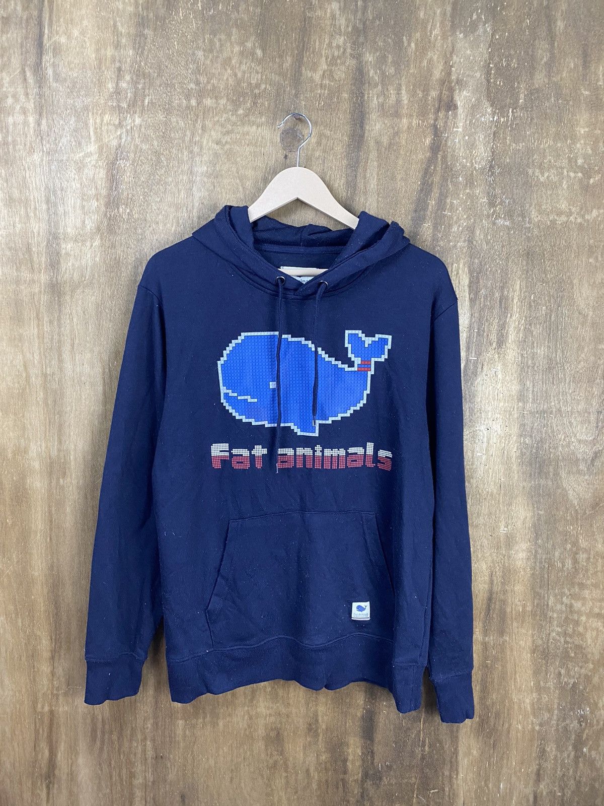Japanese Brand DLL Fat Animal whale sweatshirt Hoodies #2446 Size US L / EU 52-54 / 3 - 1 Thumbnail