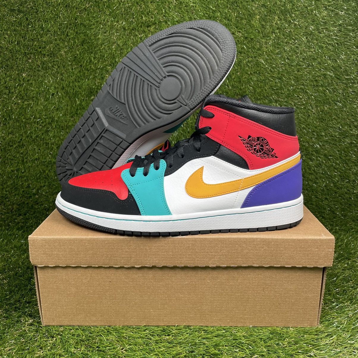 jordan 1 mid bred multicolor