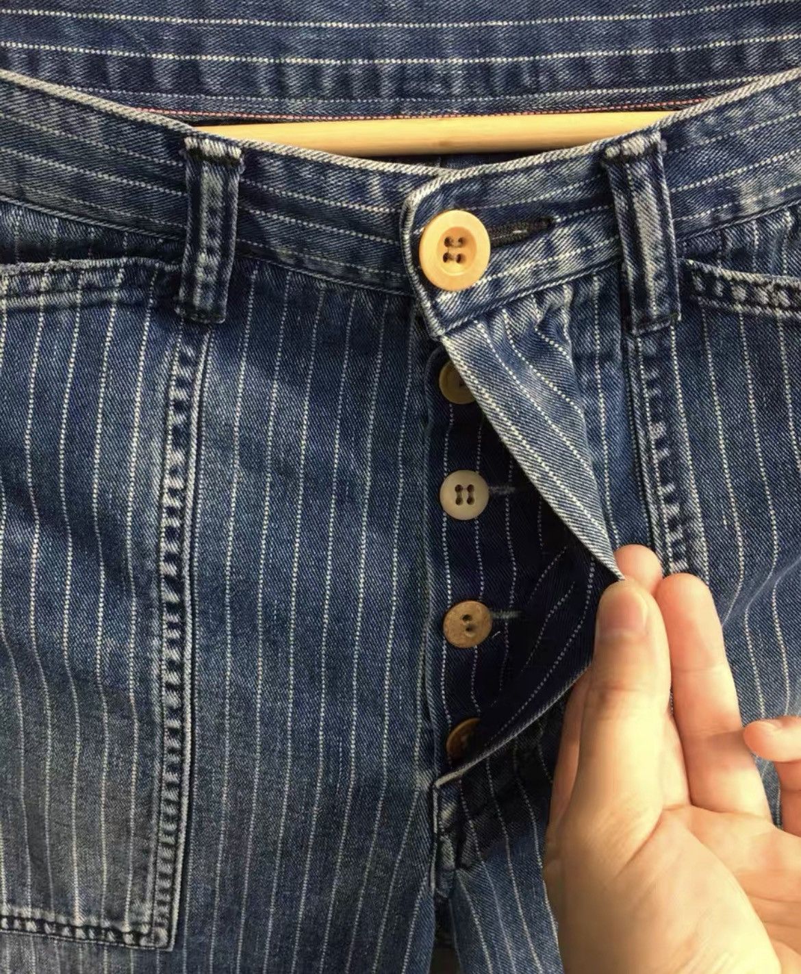 VISVIM 15SS CARPENTER PRIME DMGD WABASH PANT Casual Pants