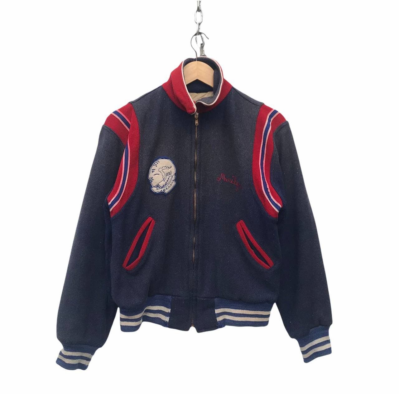 Vintage Vintage 60’s Union Emblem Co Varsity Jacket Size US S / EU 44-46 / 1 - 1 Thumbnail
