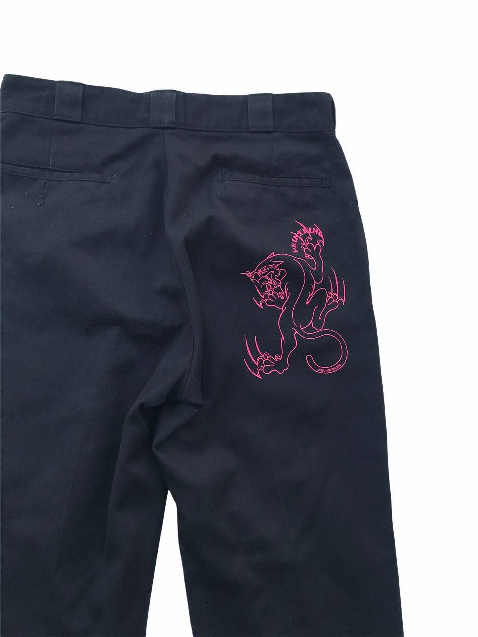Cartoon Network Panther Print Casual Streetwear Pants ( FADED ) Size US 31 - 3 Thumbnail